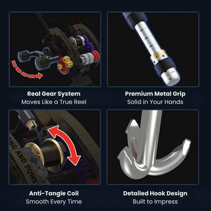 GearCast™  - The Addictive Mechanical Fishing Rod