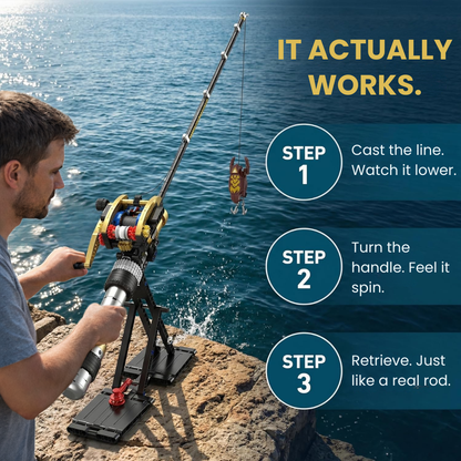 GearCast™  - The Addictive Mechanical Fishing Rod